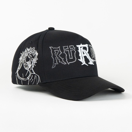 [RUDE15] Gorra Rude Awakening II CRYSTALS BLK/WHT | Snapback Visera Curva