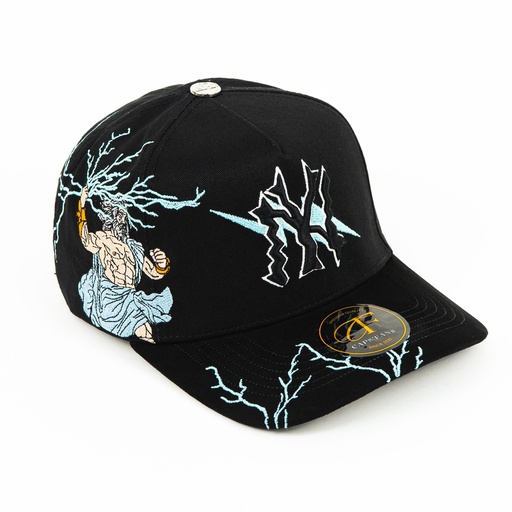 [GORCAP92253] ZEUS NY BLACK /VISOR SUEDE