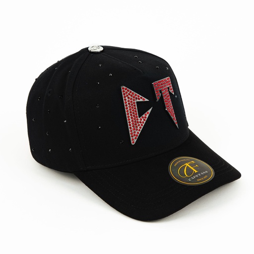 [GORCAP10082] CT CRISTALES RED/VISOR SUEDE