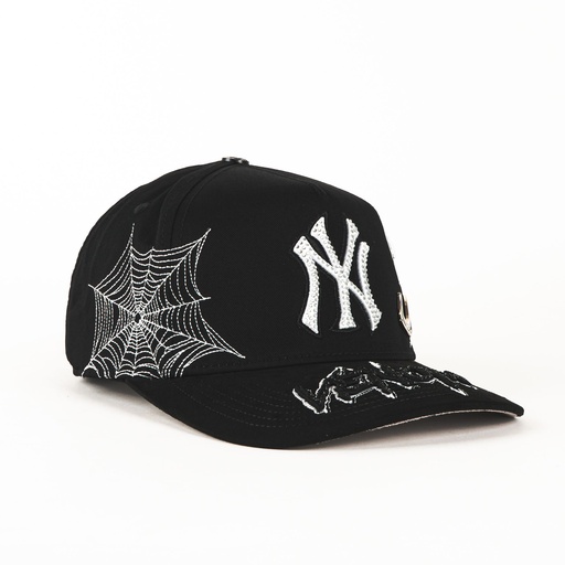 [MZ41] NY VENOM CRISTALES BLK VISOR SUEDE