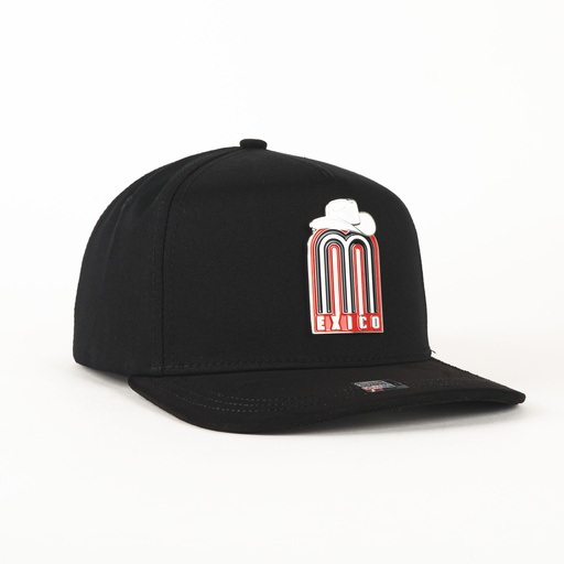 [MZ35] Gorra Mz Hats MEXICO MAKINGMONEY BLK SUEDE | Snapback Visera Curva