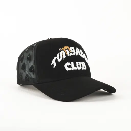 [CLV10031] Gorra Clover Garments TUMBADOS CLUB BLK SUEDE | Snapback Visera Curva