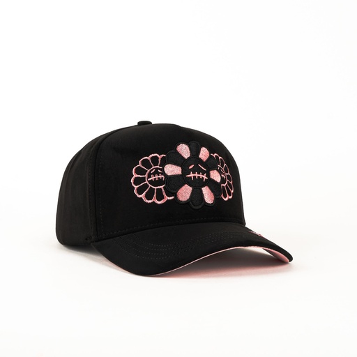 [GORMUR60543] MURATRAVIS FLOWERS BLK SUEDE