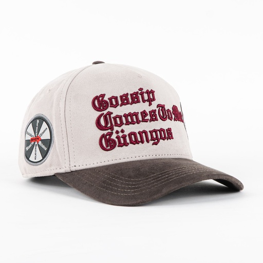 [002880] GOSSIP COMES GREY/CHAR SUEDE
