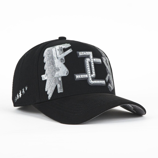 [003423] DIVINE DUALITY BLK VISOR SUEDE
