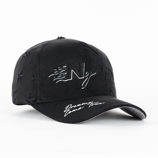 [637902277324] Gorra 5.7 BREAKING NEW YORK BLACK SUEDE | Snapback Visera Semicurva