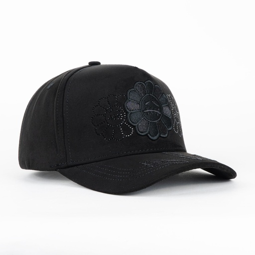 [GORINN91035] MURATRAVIS CRYSTALS ALL BLK SUEDE