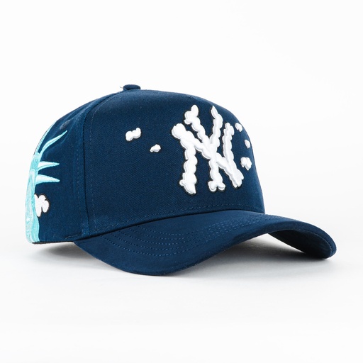 [31HATS04] NEW YORK CLOUDS ANNIVERSARY NAVY