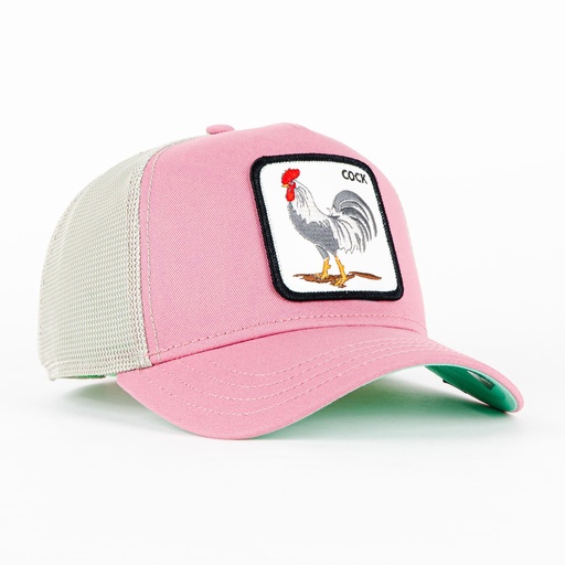 [090625608118] Gorra Goorin Bros COCK PINK | Snapback Visera Curva