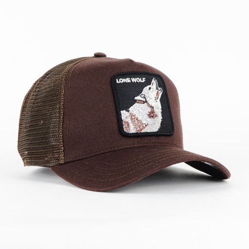 [090625671297] Gorra Goorin Bros THE LONE WOLF CHOCOLATE | Snapback Visera Curva