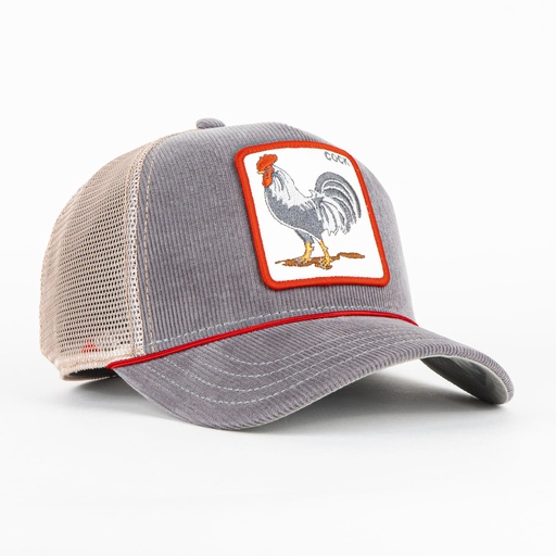 [090625451028] Gorra Goorin Bros COCK GREY CORDUROY | Snapback Visera Curva