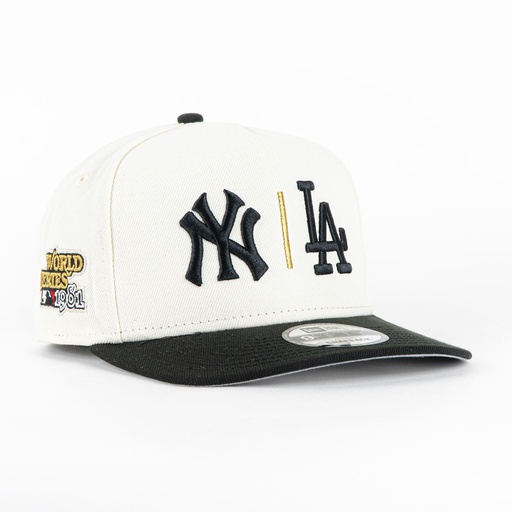 [163733322256] Gorra New Era A-Frame NY LA WS81 NATU/BLK 950F | Snapback Visera Semicurva