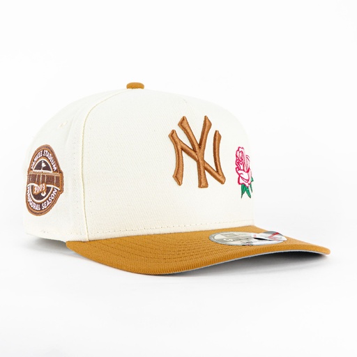 [109562246518] Gorra New Era A-Frame YANKEES 2009 NATU/CAMEL 950F | Snapback Visera Semicurva