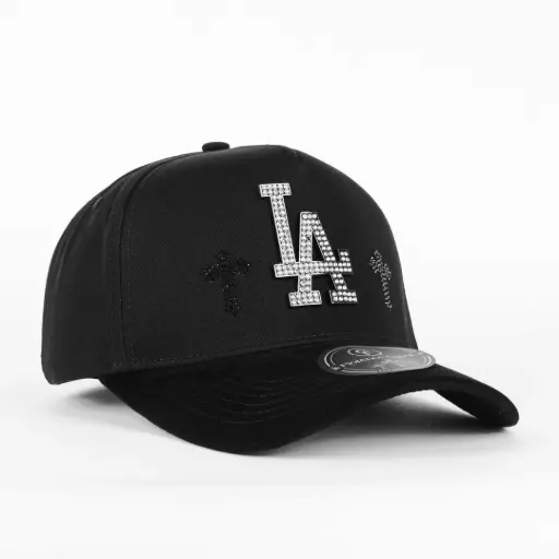 [FC10066] Gorra Florence caps LA METAL BLK | Snapback Visera Curva