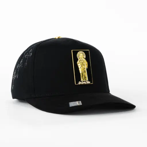 [BBIG44] Gorra Bigg Boss SAN JUDAS NEGRA | Snapback Visera Semicurva