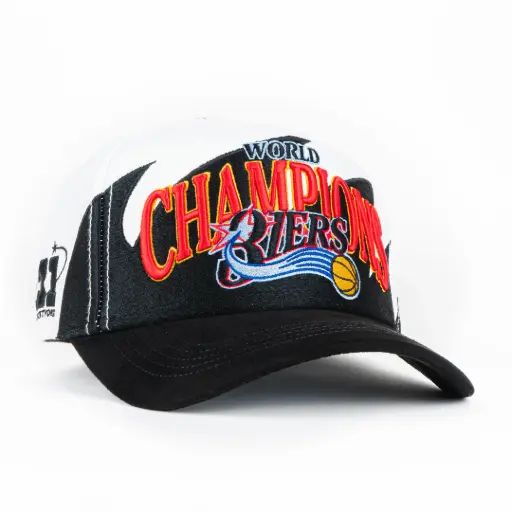 [31HAT13] WORLD CHAMPION  WHT/BLK