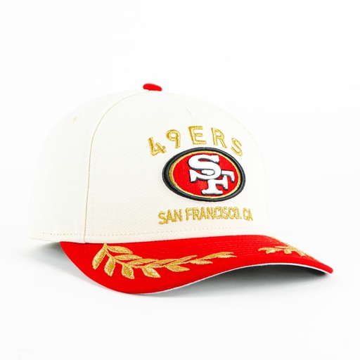 [198582499470] Gorra New Era 49ERS DRAFT NATU/RED 940F | Snapback Visera Semicurva