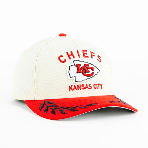 [198582499609] Gorra New Era CHIEFS DRAFT NATU/RED 940F | Snapback Visera Semicurva