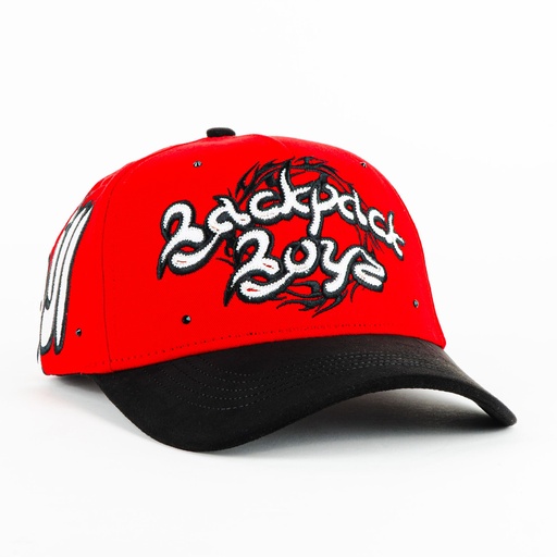 [31hats16] BACKPACK LETRAS ARABES RED/BLK