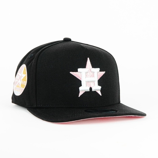 [920716840723] Gorra New Era ASTROS 35 YEARS BLK/PINK 950AF | Snapback Visera Semicurva