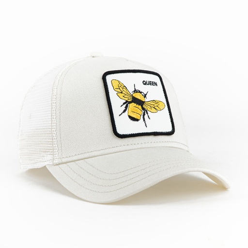[090625525521] Gorra Goorin Bros QUEEN BEE WHITE | Snapback Visera Curva