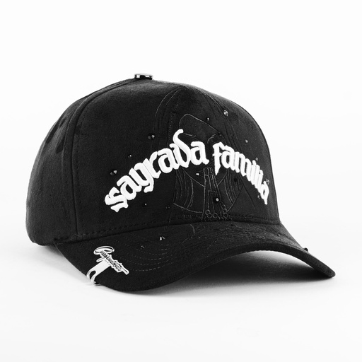 [637902265727] Gorra 5.7 SAGRADA FAMILIA CURVA  BLACK | Snapback Visera Curva