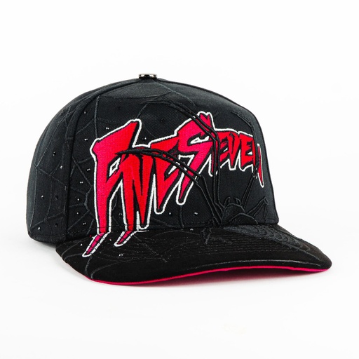 [637902899441] Gorra 5.7 SPIDER PINK DIAMOND BLACK | Snapback Visera Semicurva