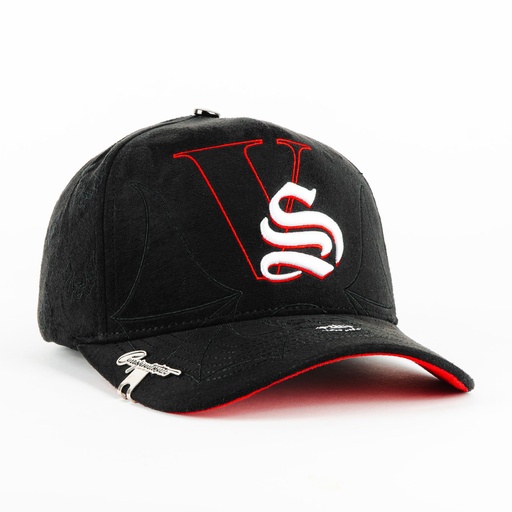 [637902049228] Gorra 5.7 BAT VSEVEN CURVA BLACK | Snapback Visera Curva