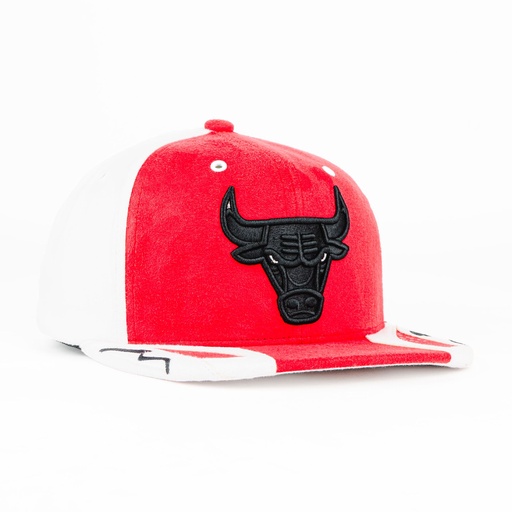 [197507852857] Gorra Mitchell&Ness BULL DAY 6 RED/BLACK/WHITE | Snapback Visera Plana