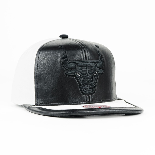 [697589735685] Gorra Mitchell&Ness BULLS DAY ONE WHT/BLK | Snapback Visera Plana