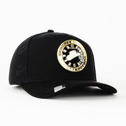 [MZ30] Gorra Mz Hats ROLEX DAYTONA BLK VISOR SUEDE | Snapback Visera Semicurva