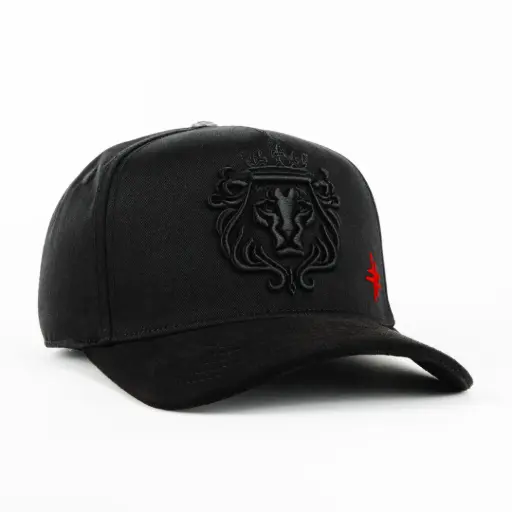 [003555] Gorra JC Hats EL REY XY BLACK | Snapback Visera Semicurva