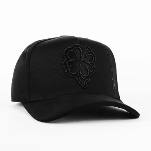 [003556] Gorra JC Hats TREBOL XY BLACK | Snapback Visera Semicurva