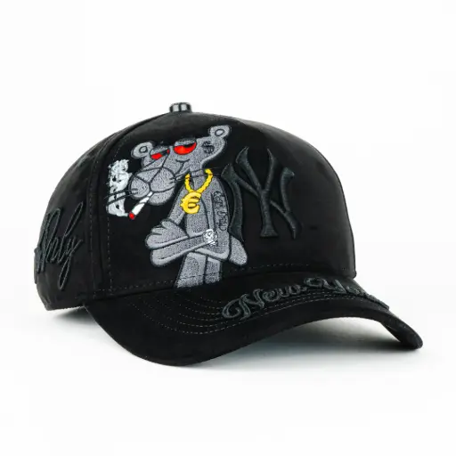 [CO10275] Gorra Cash Only PANTERS OF NEW YORK BLACK | Snapback Visera Curva