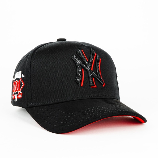 [BBIG54] Gorra Bigg Boss NY ROJA NEGRA | Snapback Visera Semicurva