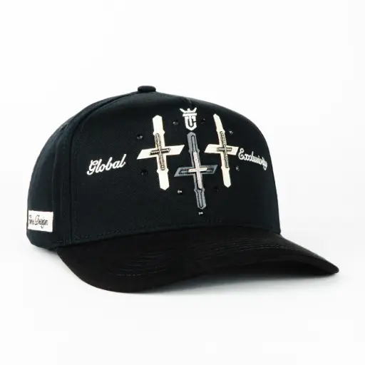 [ETC10051] Gorra El Tiro Caps CROSS LOGO BLK | Snapback Visera Semicurva