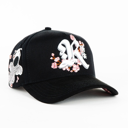 [REB03] Gorra REBEL KOI BLACK | Snapback Visera Curva