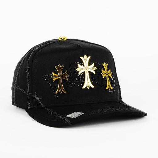 [BBIG56] Gorra BiggBoss BENDICION GOLD BLK | Snapback Visera Semicurva