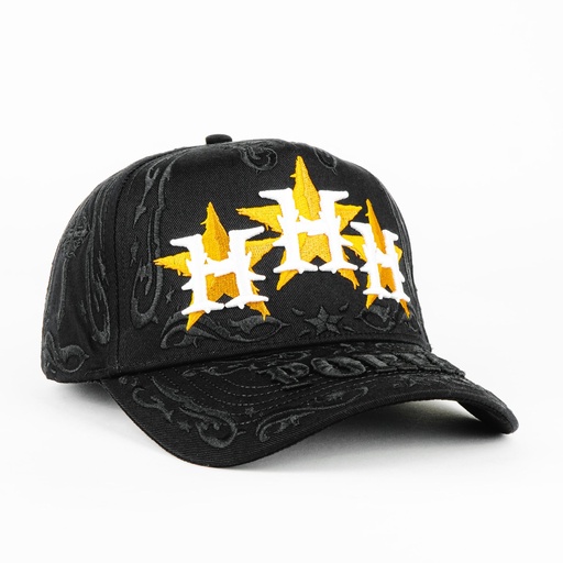 [RUDE18] Gorra Rude Awakening RUDE HOUSTON X PORFA BLK | Snapback Visera Curva