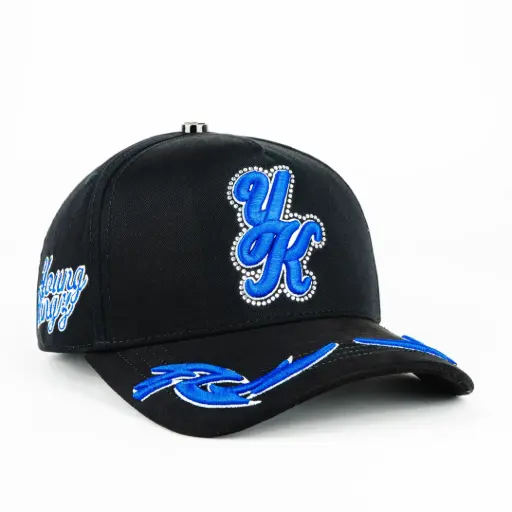 [BAEZ10023] Gorra Baez YOUNG KINGZ BLUE/BLACK | Snapback Visera Semicurva