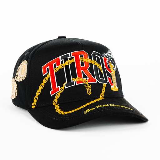 [ETC10054] Gorra El Tiros Caps WORLD CHAMPIONS BLK | Snapback Visera Semicurva