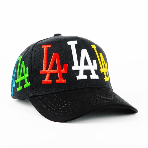 [HIDDEN06] Gorra Hidden Hats LA DISPERSOS BLACK | Snapback Visera Curva